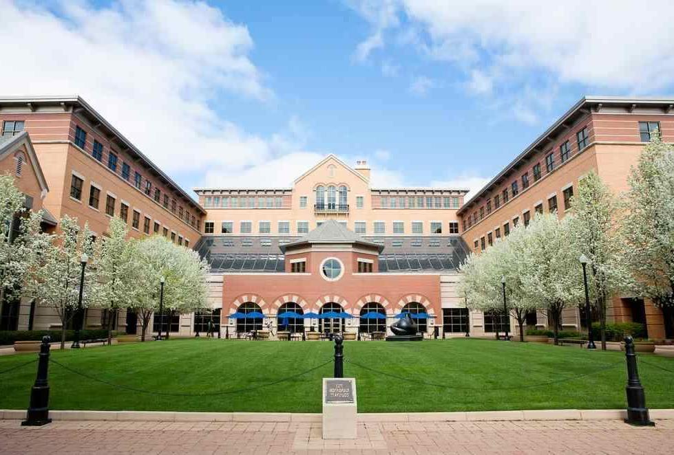 Image of Devos building and lawn